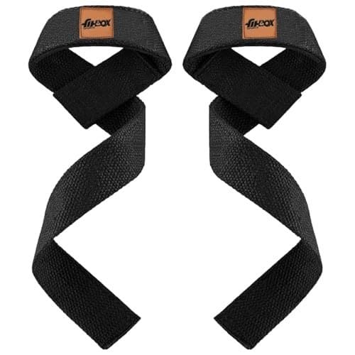 FitBox Sports Premium Lifting Straps, Powerlifting, Wrist Su...