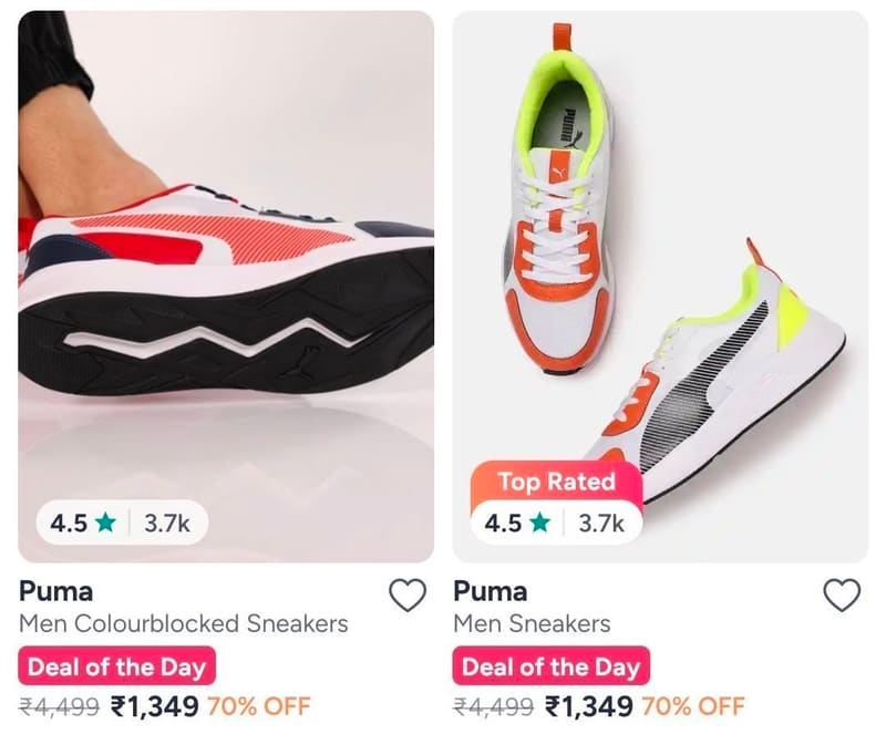 Myntra | 👟 Puma Shoe Steal Deals