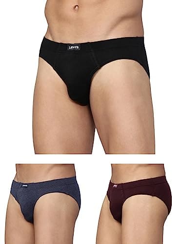 Levi's 011 Comfort Brief for Men | 100% Pure Cotton | Breath...
