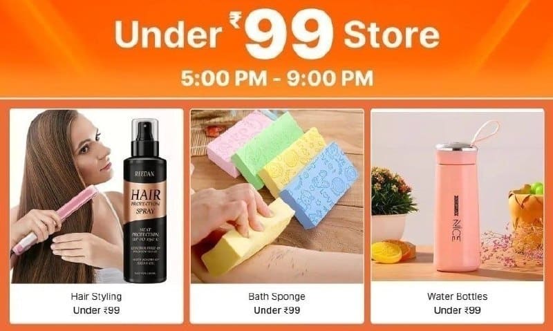 Under ₹99 Store 🎉