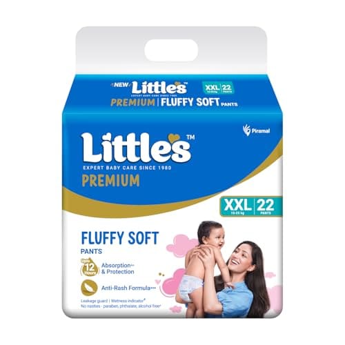 Little's Premium Baby Diapers XXL Size | Pants Style | 15-25...