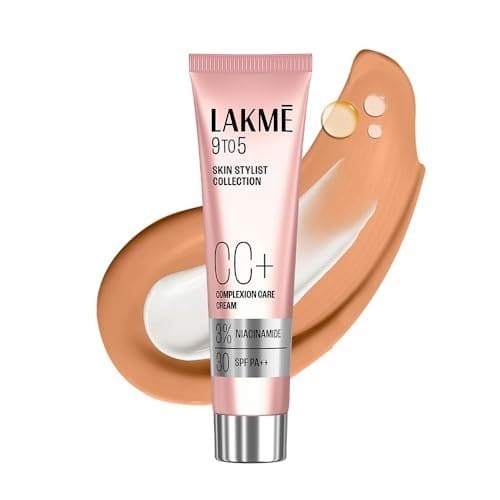 Lakme 9 to 5 CC Cream Bronze with 3% Niacinamide Complex SPF...