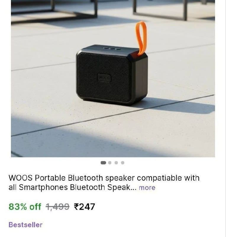 🔥 Bluetooth Speaker @ ₹247