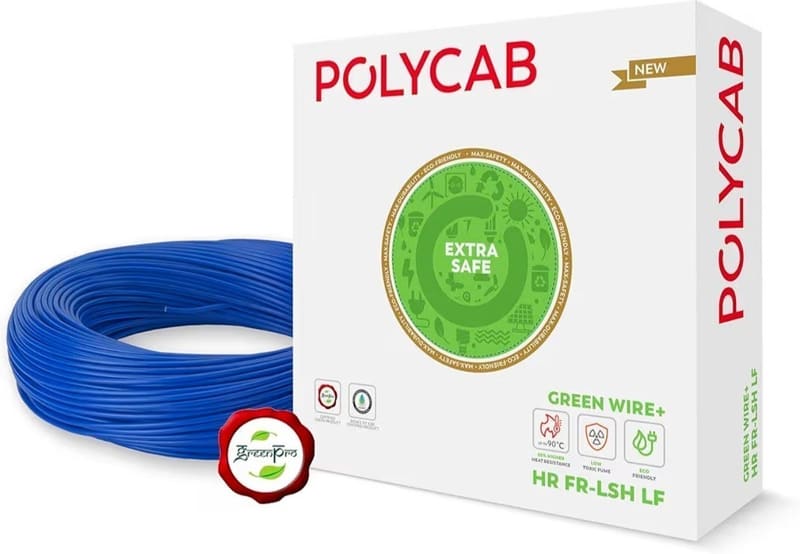 Polycab Green Wire+ 90M coil @3176