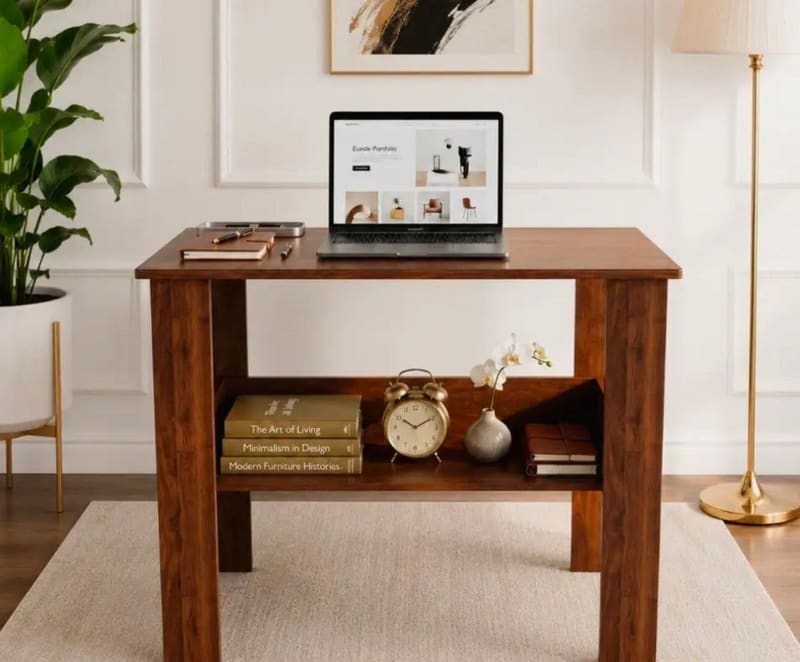 Wood Computer Desk @ 1931