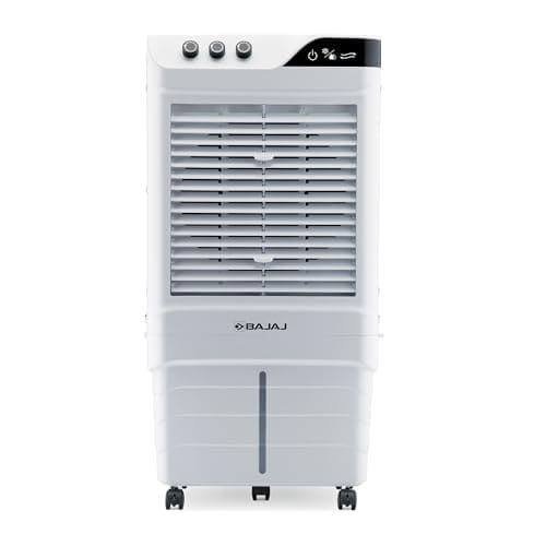 🛍️ Bajaj DMH 90 Neo 90L Desert Air Cooler for Home|For Larger Room|Anti-Bacterial Honeycomb Cooling Pad|High-Speed|Ice Chamber|90Ft Air Throw|3-Speed Control|3 Year Comprehensive Product Warranty|White