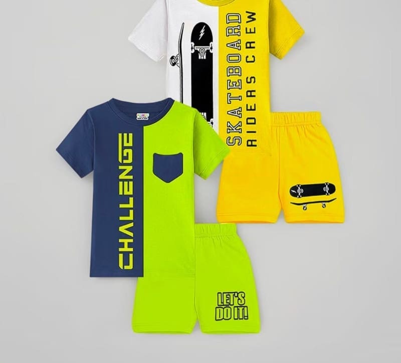Kids T Shirt and Shorts Set at Rs.347