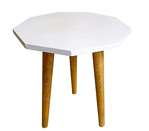 🛍️ UHUD CRAFTS Beautiful Antique Wooden Fold-able Side Table/End Table/Plant Stand/Stool Living Room Kids Play Furniture Table Round Shape