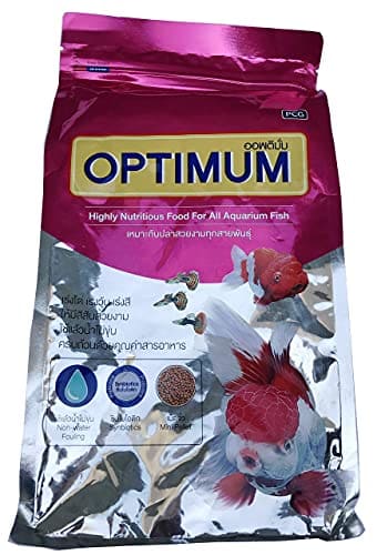 🛍️ Optimum Highly Nutritious Fish Food For All Life Stages Mini Pellet, 1 kg