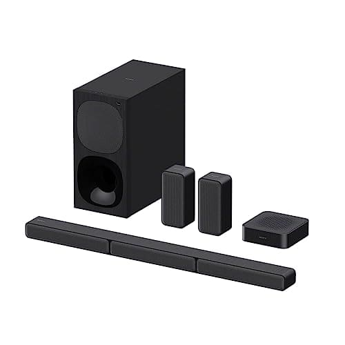 🛍️ Sony HT-S40R Real 5.1ch Dolby Audio Soundbar for TV with Subwoofer & Wireless Rear Speakers, 5.1ch Home Theatre System (600W, Bluetooth & USB Connectivity, HDMI & Optical Connectivity, Sound Mode)