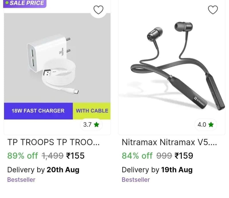 🔥Grab: Fast 18 Watt Charger With Cable @ ₹155