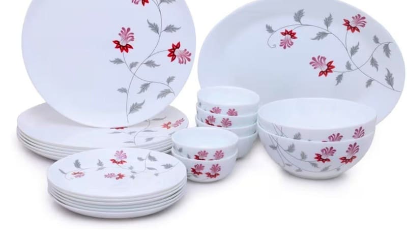 Larah by Borosil Dinner Set 21 pcs for ₹1,488