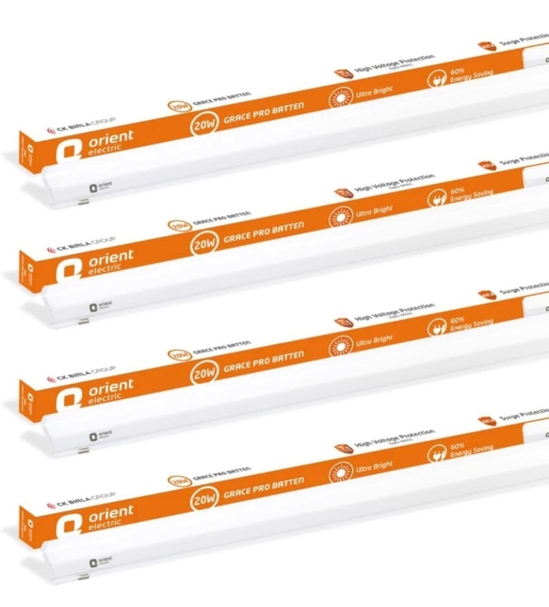 Orient Electric Grace Pro LED Batten 20W, Cool day light 20 W 110 cm Tube Light