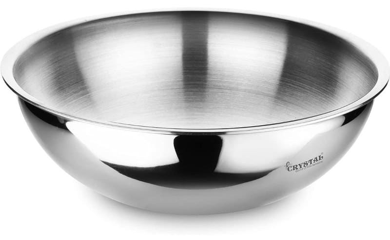 Crystal TriPro -Triply Stainless Steel Tasla - 22 cm (Induction Bottom)