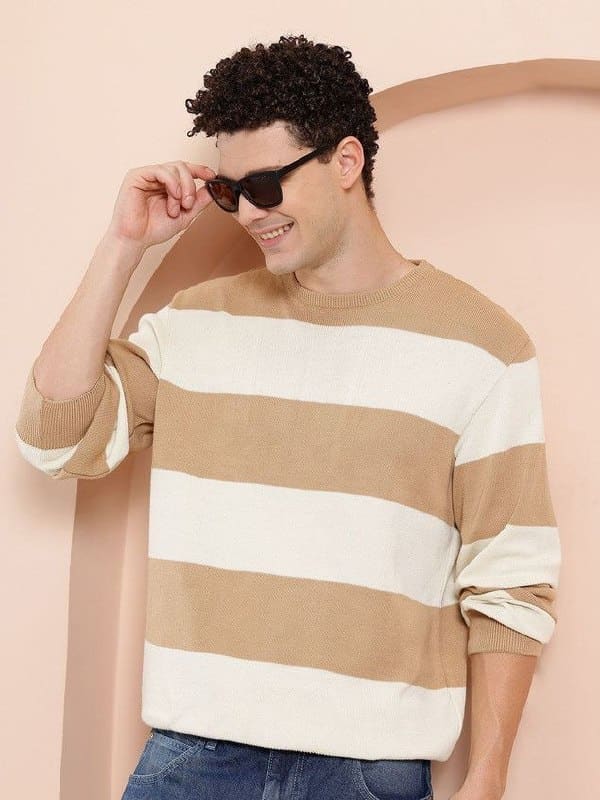 Beige sweater for men ✅₹478    l ⭐ 3.8
