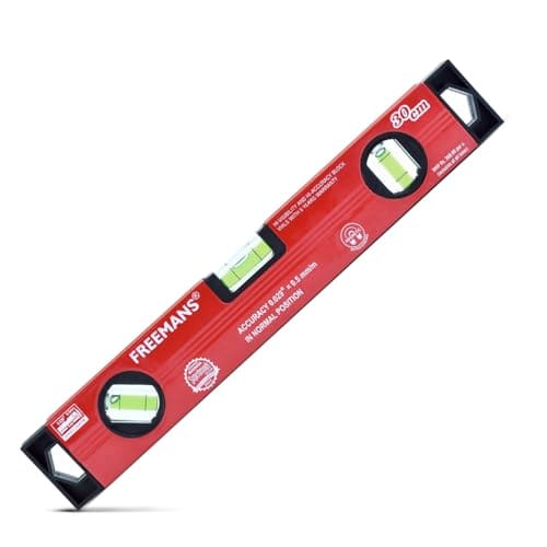 🛍️ FREEMANS Box Section Aluminum Spirit Level with Magnet 30cm