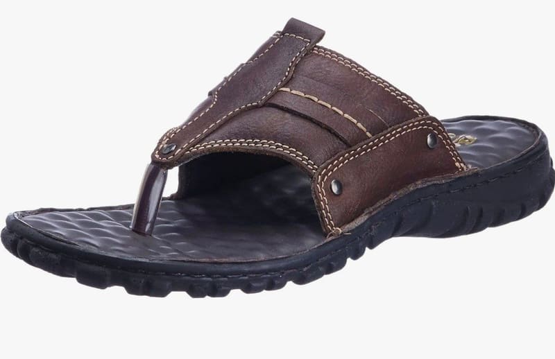 BATA Men's Leather Hawaii Thong Sandals