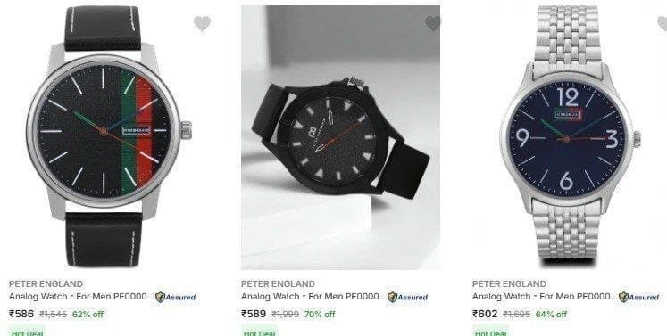Flipkart | Upto 80% Off On Branded Watches.