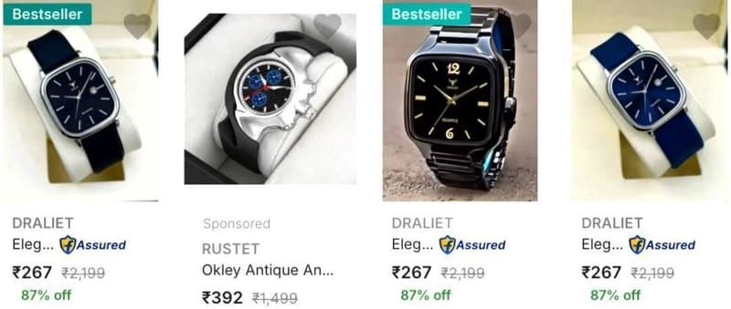 🔥Upto 90% Off On Watches.