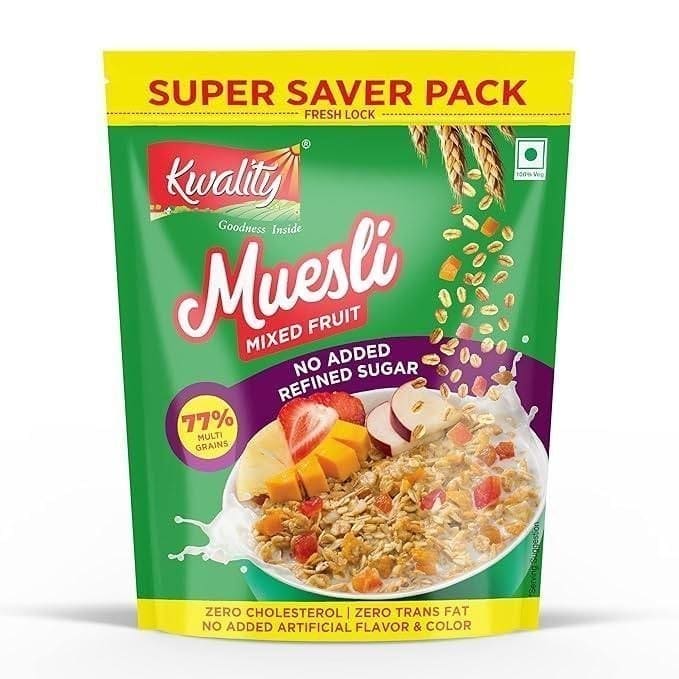 Kwality Muesli Mixed Fruit ,700 G at Rs.230.