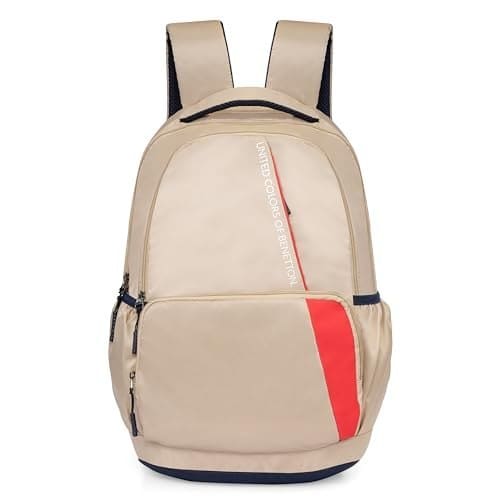 United Colors of Benetton Vance 32L Laptop Backpack, Water-R...