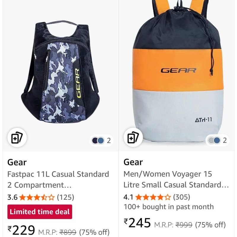 Upto 83% Off On Gear & F Gear Backpacks