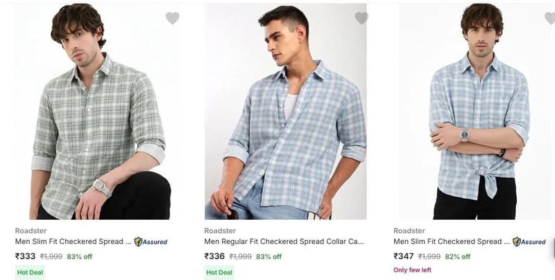 Flipkart | Highlander Men Casual Shirt Starts at 300