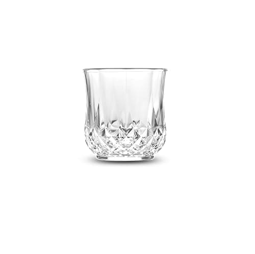 CELLO Amore Whiskey Rocks Glass Set of 6 Pcs, 325 ml Transpa...