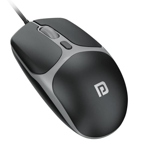Portronics Toad 103 Wired Optical Mouse with 2400 DPI, Plug ...