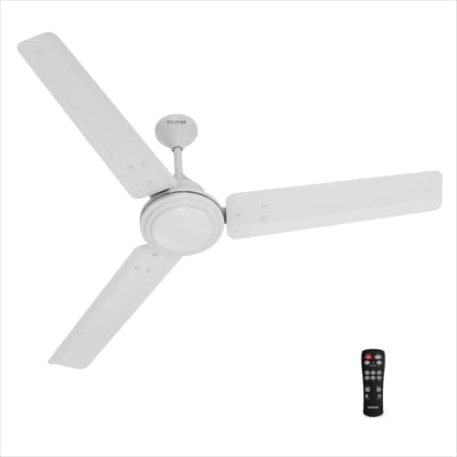 Polycab Airika 1200mm BLDC Ceiling Fan with Remote | Energy ...