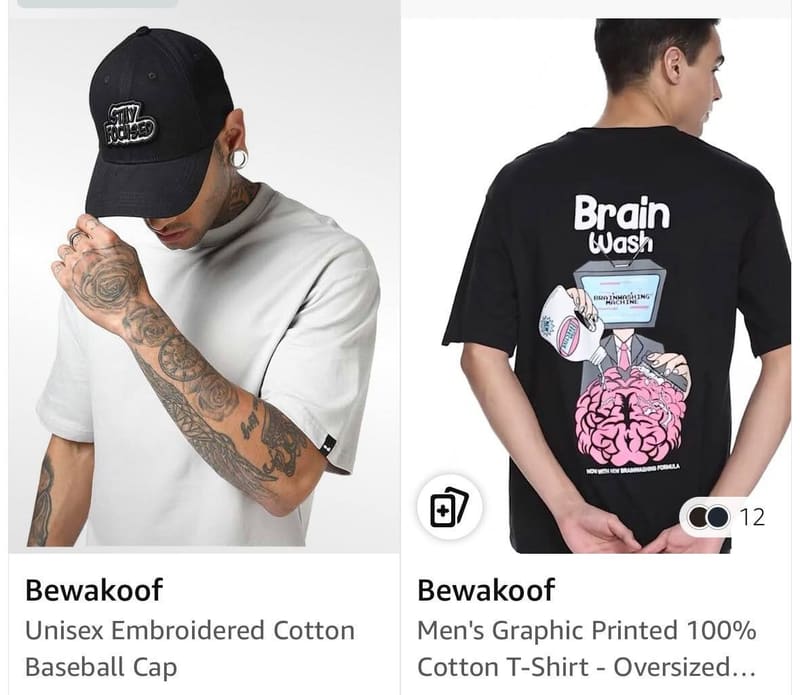 Amazon | Bewakoof Clothing @ 70-82% Off
