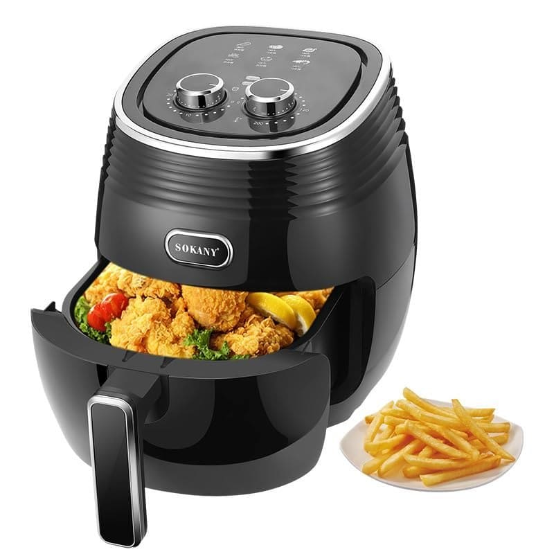 4 Litre 1350W Crispy Air Fryer with Smart Rapid Air Technolo...