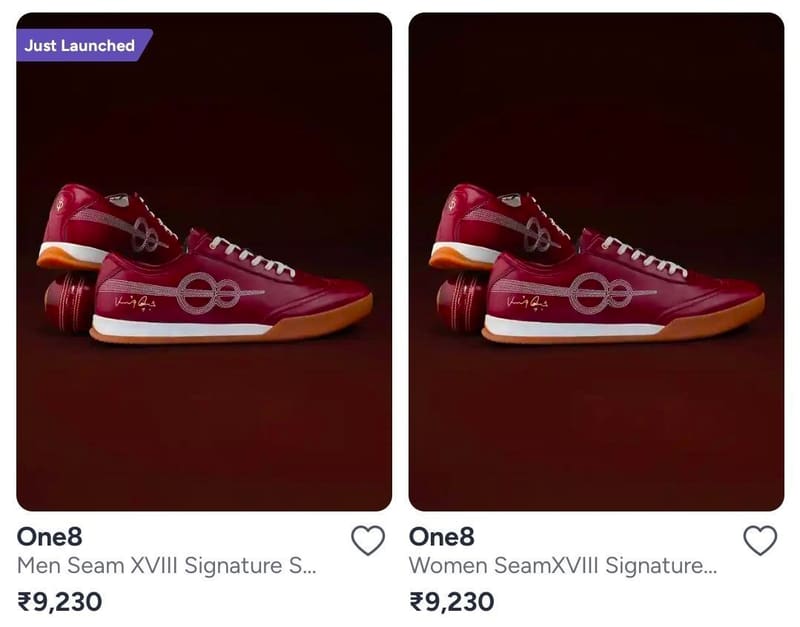 Myntra | 💥 One8 going live only on Myntra at 12.
