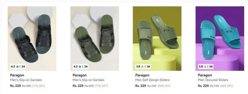 Paragon Comatt Sandals Up to 77% off
