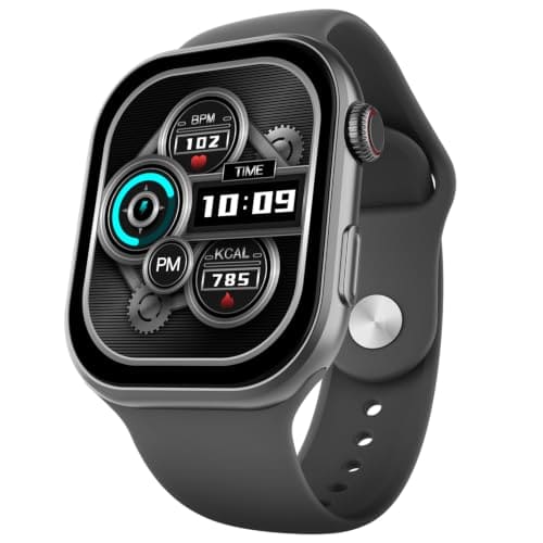 Fire-Boltt Brillia Smart Watch 2.02 Super AMOLED Display, Bl...