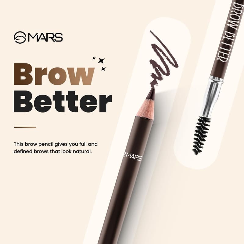 Amazon |   MARS Brow Better Eyebrow Pencil with Spoolie @ ₹55