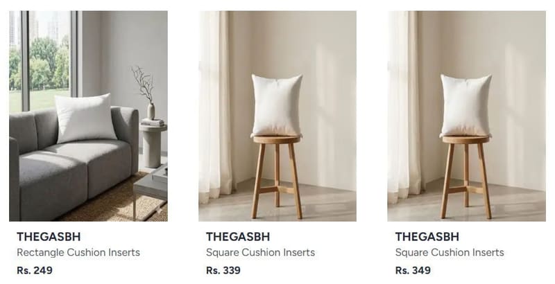 Myntra | Buy THEGASBH Home Furnishing starting at 249/-🔥
