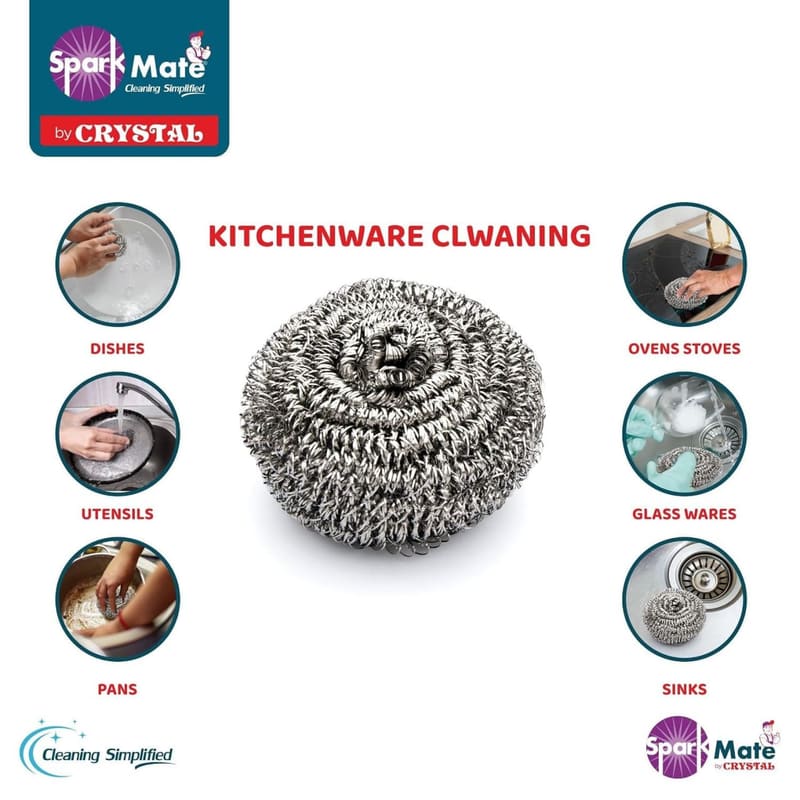 Amazon | 🔥  Stainless Steel Multipurpose Scrubber @ ₹25