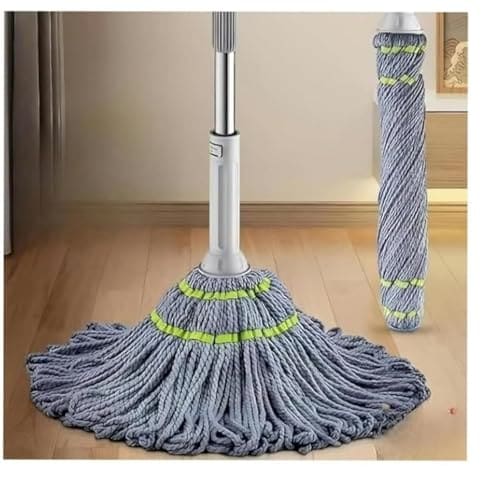 Microfiber Twist Mop for Floor Cleaning, Self Wringing Squee...