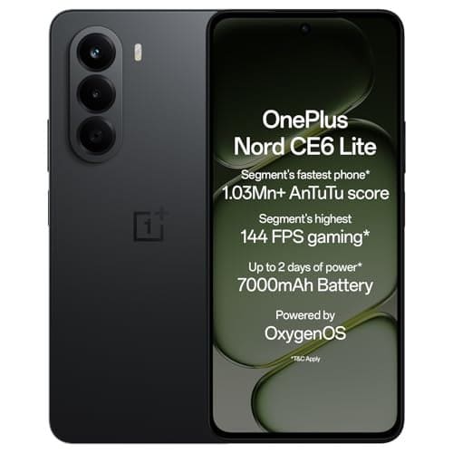 OnePlus Nord CE6 Lite | 6GB+128GB | Hyper Black | Segment's ...