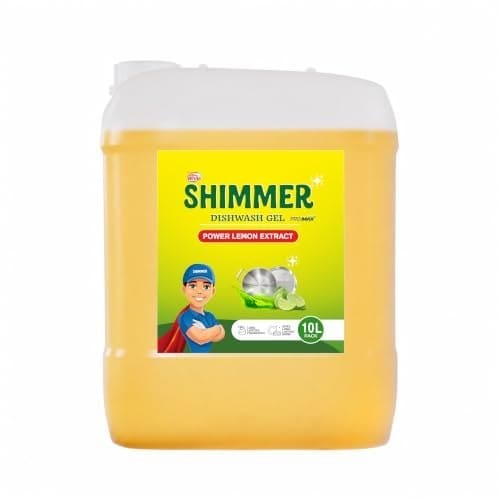 Shimmer Pro Max Dishwash Gel - 10L | Professional Formula | ...