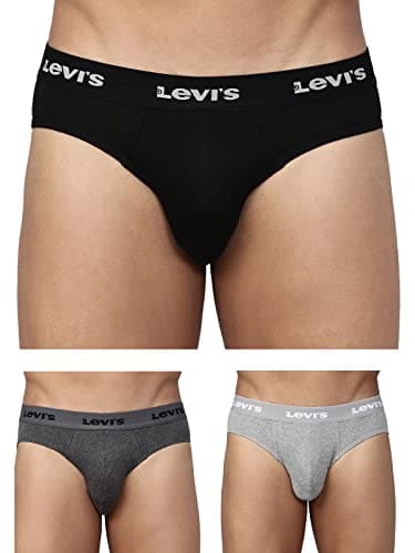 Levi's 009 Neo Brief for Men | 100% Pure Cotton | Solid Men'...
