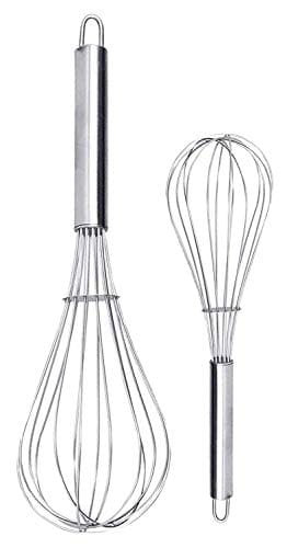 🛍️ Stainless Steel Stainless Steel Whisker/Beater/Egg Whisk/Balloon Whisk Stainless Steel Balloon Whisk Hand Whisk Egg Frother