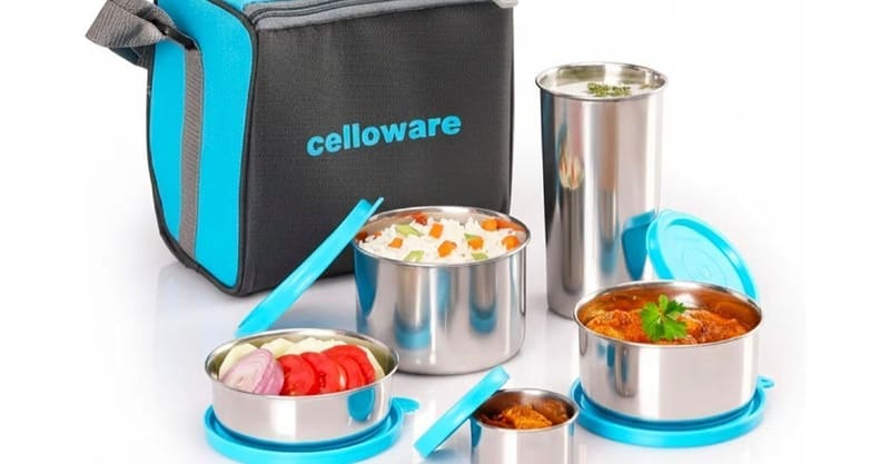 Cello Set Of 5 Pcs Lunch Box at Rs.444 💥
