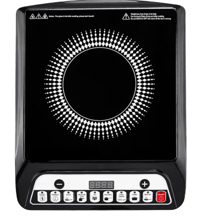 Amazon Basics 1600W Induction Cooktop | 7 Pre-Set Cooking Menus at rs 1328