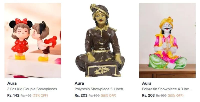 Myntra | Buy Aura Showpieces starting at 142/-🔥