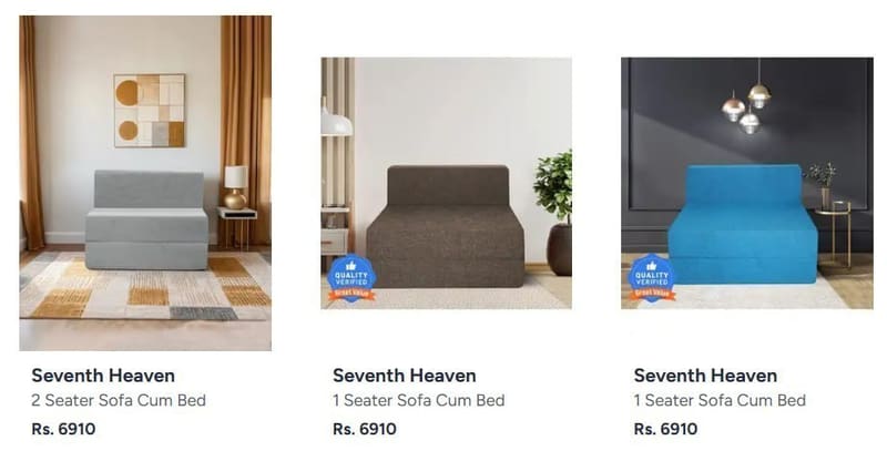 Myntra | Buy Inflatable Sofa and Bed starting at 6910/-🔥