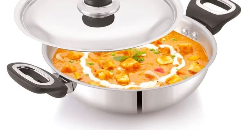 Anjali 3L Steel Kadai at 540.