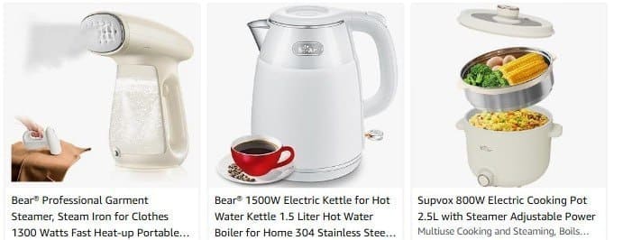 Amazon | Grab: Upto 70% Off on  Bear Kitchen & Home Essentials +Apply Coupon