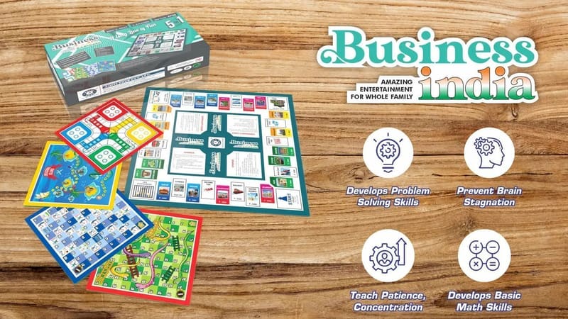 🔥  5 Board Games in 1 For Kids @ ₹341